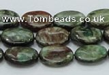 CEM14 15.5 inches 12*16mm oval emerald gemstone beads wholesale
