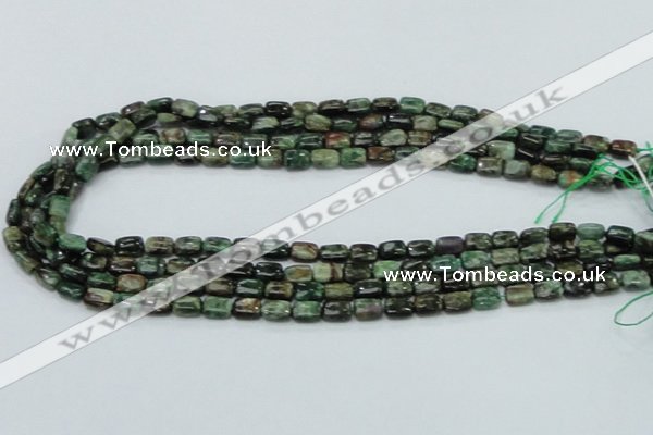 CEM16 15.5 inches 6*8mm rectangle emerald gemstone beads wholesale