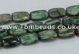 CEM17 15.5 inches 8*12mm rectangle emerald gemstone beads wholesale