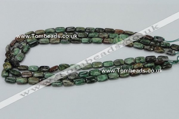 CEM17 15.5 inches 8*12mm rectangle emerald gemstone beads wholesale