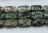 CEM18 15.5 inches 10*14mm rectangle emerald gemstone beads wholesale