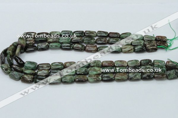 CEM18 15.5 inches 10*14mm rectangle emerald gemstone beads wholesale