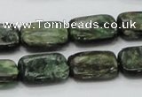 CEM19 15.5 inches 13*18mm rectangle emerald gemstone beads wholesale