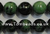 CEP102 15.5 inches 16mm round epidote gemstone beads