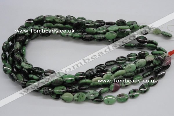 CEP11 15.5 inches 10*14mm oval epidote gemstone beads wholesale