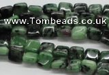 CEP12 15.5 inches 8*8mm square epidote gemstone beads wholesale