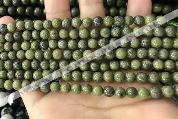 CEP200 15.5 inches 4mm round epidote gemstone beads wholesale