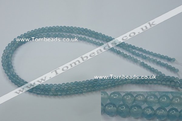 CEQ01 15.5 inches 4mm round blue sponge quartz beads wholesale