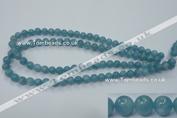 CEQ03 15.5 inches 8mm round blue sponge quartz beads wholesale