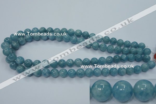 CEQ04 15.5 inches 10mm round blue sponge quartz beads wholesale