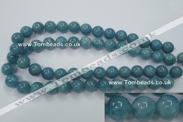 CEQ06 15.5 inches 14mm round blue sponge quartz beads wholesale