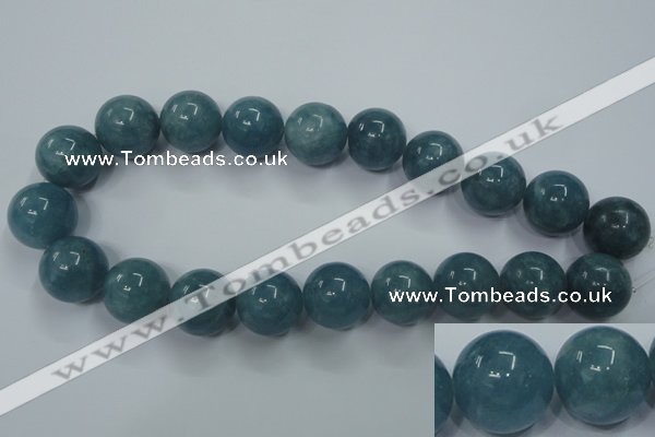 CEQ09 15.5 inches 20mm round blue sponge quartz beads wholesale