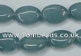 CEQ114 15.5 inches 13*18mm oval blue sponge quartz beads