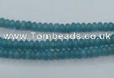 CEQ21 15.5 inches 2*4mm rondelle blue sponge quartz beads