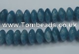 CEQ24 15.5 inches 6*10mm rondelle blue sponge quartz beads