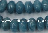 CEQ28 15.5 inches 10*16mm rondelle blue sponge quartz beads