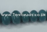 CEQ30 15.5 inches 7*10 – 15*20mm rondelle blue sponge quartz beads