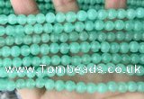 CEQ301 15.5 inches 6mm round green sponge quartz beads