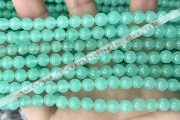 CEQ301 15.5 inches 6mm round green sponge quartz beads