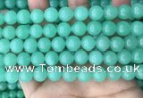 CEQ303 15.5 inches 10mm round green sponge quartz beads