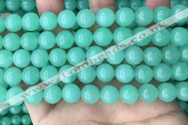 CEQ303 15.5 inches 10mm round green sponge quartz beads