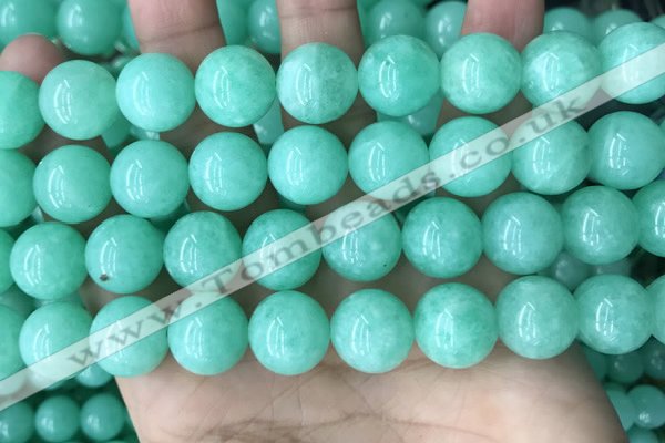 CEQ305 15.5 inches 14mm round green sponge quartz beads