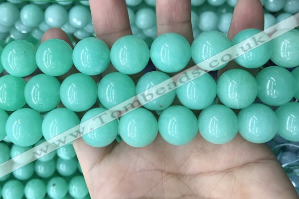 CEQ306 15.5 inches 16mm round green sponge quartz beads