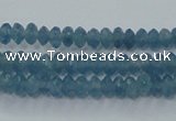 CEQ31 15.5 inches 2*4mm faceted rondelle blue sponge quartz beads