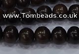 CEY52 15.5 inches 8mm round ebony wood beads wholesale