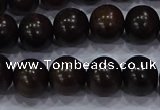 CEY53 15.5 inches 10mm round ebony wood beads wholesale