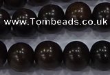 CEY54 15.5 inches 12mm round ebony wood beads wholesale