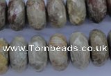 CFA214 15.5 inches 10*20mm faceted rondelle chrysanthemum agate beads