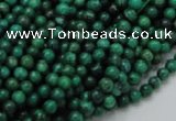 CFA65 15.5 inches 4mm round green chrysanthemum agate beads