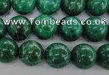 CFA75 15.5 inches 12mm round green chrysanthemum agate beads