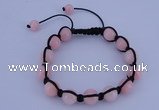 CFB504 10mm round candy jade beads adjustable bracelet wholesale