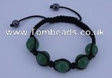 CFB517 12mm round aventurine beads adjustable bracelet wholesale