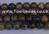 CFC210 15.5 inches 4mm round grey fossil coral beads wholesale