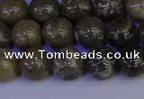 CFC213 15.5 inches 10mm round grey fossil coral beads wholesale