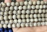 CFC332 15.5 inches 8mm round fossil coral beads wholesale