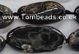 CFG1175 15.5 inches 20*30mm – 25*35mm carved freeform agate beads