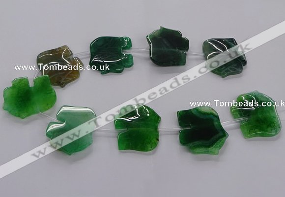 CFG1244 15.5 inches 30*40mm - 35*45mm elephant agate beads