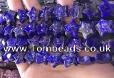 CFG1302 15.5 inches 15mm carved star lapis lazuli gemstone beads