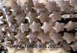 CFG1655 15 inches 14mm carved star strawberry quartz beads