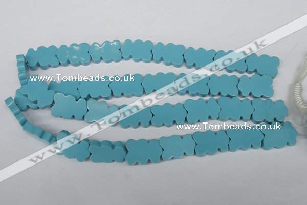 CFG285 15.5 inches 17*25mm carved turquoise beads