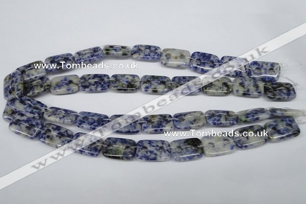 CFG320 15.5 inches 15*20mm carved rectangle sodalite beads