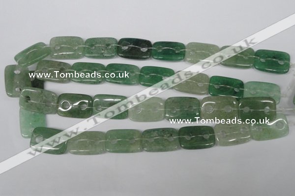 CFG330 15.5 inches 18*25mm carved rectangle Indian aventurine beads