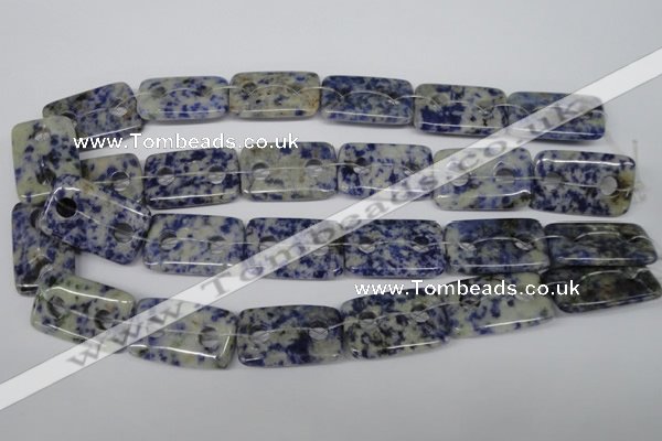 CFG335 15.5 inches 20*30mm carved rectangle sodalite beads