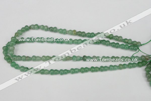 CFG65 15.5 inches 8*13mm carved calabash green aventurine beads