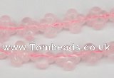 CFG72 15.5 inches 11*11mm carved flower rose quartz gemstone beads