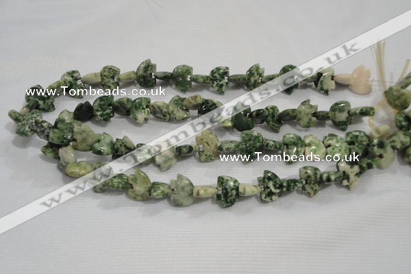 CFG783 15.5 inches 10*15mm carved animal snake dragon jade beads